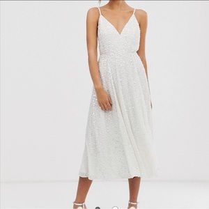 ASOS Edition Eva sequined midi dress